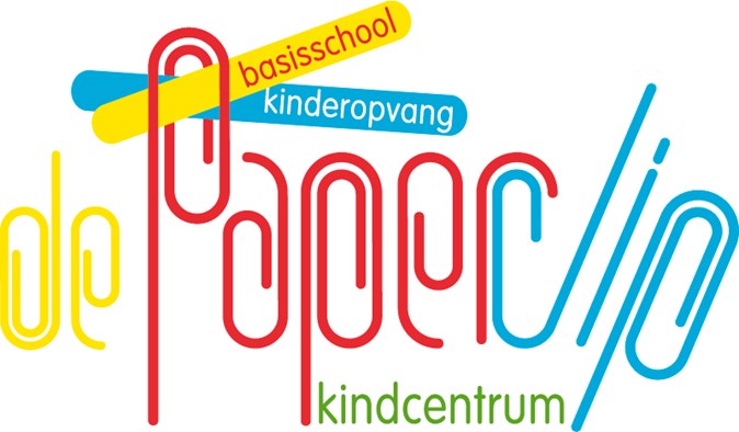 Het nieuwe logo voor basisschool de Paperclip