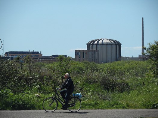 Onveilige situatie rond de reactor? Foto: Dorpskrant De Uijtkijk