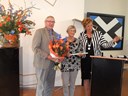Jan en Rikie van der Klugt koninklijk onderscheiden. Foto:Dorpskrant de Uijtkijk