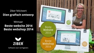 Dien Ontwerp wint Award voor beste webshop 2014