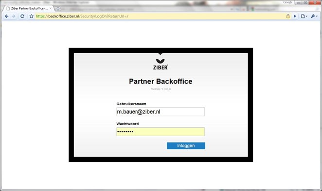 Het nieuwe Partner Backoffice voor ZIber Grafisch Partners - http://backoffice.ziber.nl