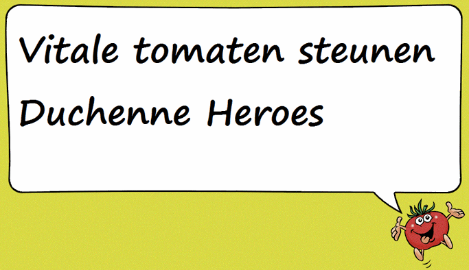 Vitale Tomaten steunen Duchenne Heroes
