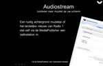 Audiostream. luisteren naar muziek op uw scherm 