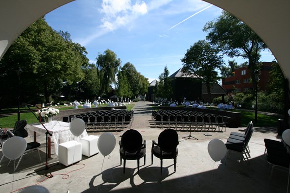 Bruiloft in muziektuin Schagen.