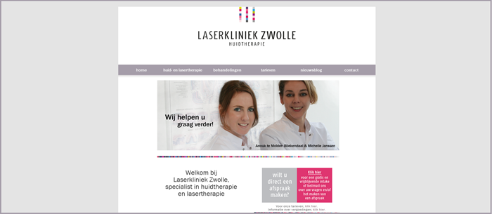 Laserkliniek Zwolle liest voor Rick WEB support SEO abonnement inclusief een Google Adwords campagne